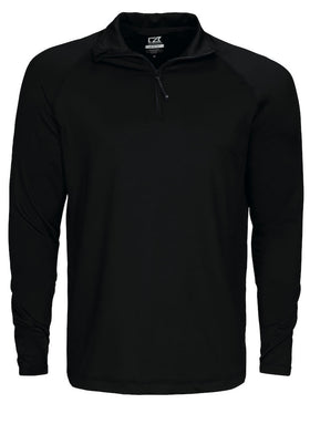 Coos bay half zip- 358400 Pull homme:minimum 5 pièces Cutter & buck Noir S 