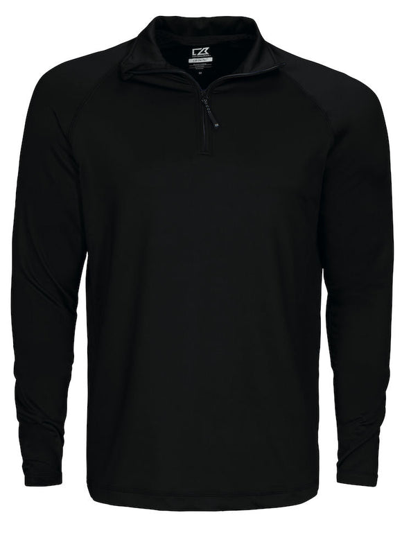Coos bay half zip- 358400 Pull homme:minimum 5 pièces Cutter & buck Noir S 