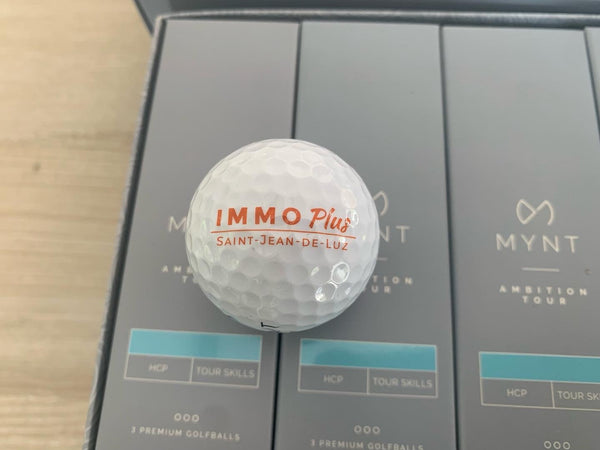 Balle personnalisé avec votre logo Balles de golf Quantité minimum: 12 douzaines 