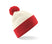 Bonnet Snowstorm two-tone Bonnet adulte : minimum 5 pièces Beechfield Blanc/rouge 