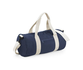Sac de voyage contrasté Original Barrel Bag-BG144 sac de sport : minimum 2 pièces Bag Base Navy/blanc 
