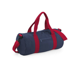 Sac de voyage contrasté Original Barrel Bag-BG144 sac de sport : minimum 2 pièces Bag Base Navy/Rouge 