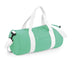 Sac de voyage contrasté Original Barrel Bag-BG144 sac de sport : minimum 2 pièces Bag Base Vert menthe/Blanc 