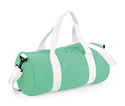 Sac de voyage contrasté Original Barrel Bag-BG144 sac de sport : minimum 2 pièces Bag Base Vert menthe/Blanc 