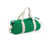 Sac de voyage contrasté Original Barrel Bag-BG144 sac de sport : minimum 2 pièces Bag Base Vert/Blanc 