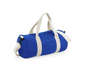 Sac de voyage contrasté Original Barrel Bag-BG144 sac de sport : minimum 2 pièces Bag Base Royal/Blanc 