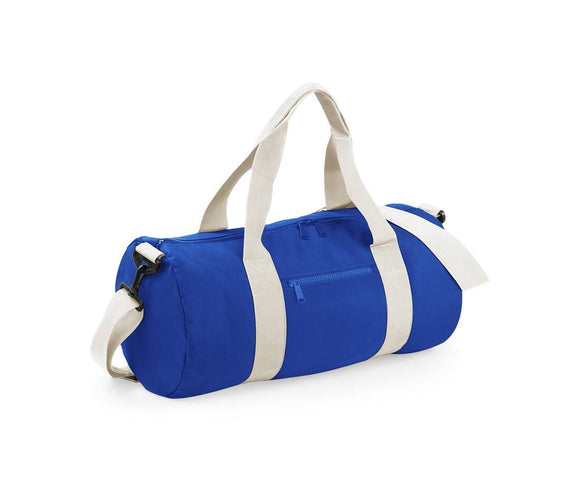 Sac de voyage contrasté Original Barrel Bag-BG144 sac de sport : minimum 2 pièces Bag Base Royal/Blanc 