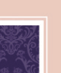 Packaging personnalisé thème Baroque boite customisé Titleist pink/purple 