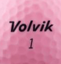 Balles Volvik Vimat personnalisées balle de golf Volvik Rose 