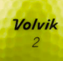 Balles Volvik Vimat personnalisées balle de golf Volvik Jaune 