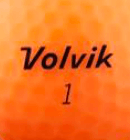 Balles Volvik Vimat personnalisées balle de golf Volvik Orange 