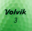 Balles Volvik Vimat personnalisées balle de golf Volvik Vert 