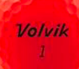 Balles Volvik Vivid personnalisées balle de golf Volvik Rouge 