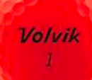 Balles Volvik Vivid personnalisées balle de golf Volvik Rouge 