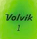 Balles Volvik Vivid personnalisées balle de golf Volvik Verte 