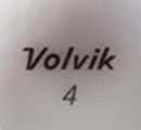 Balles Volvik Vivid personnalisées balle de golf Volvik Blanche 