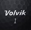 Balles Volvik Vivid personnalisées balle de golf Volvik Noir 