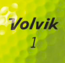 Balles Volvik vibe personnalisées balle de golf Volvik Jaune 