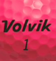 Balles Volvik vibe personnalisées balle de golf Volvik Rose 