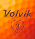 Balles Volvik S3 personnalisées balle de golf Volvik Orange 