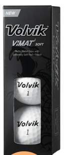 Balles Volvik Vimat personnalisées minimum de commande : 8 douzaines Volvik Blanche 