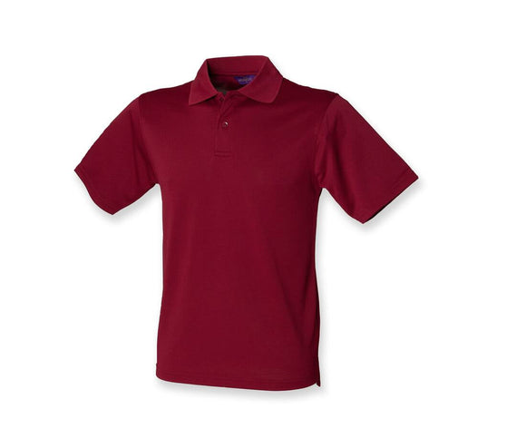 Polo coolplus- H475 polo homme: minimum 5 pièces Henbury Bordeaux S 