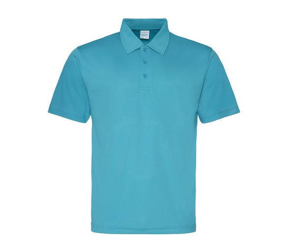 Cool Polo - JC040 polo homme Just Cool Bleu Turquoise S 