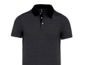Polo personnalisé bi color - K260 polo homme Kariban gris/noir S 