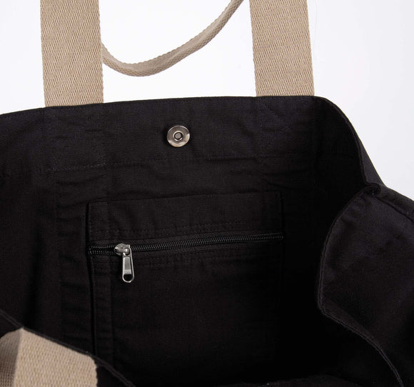 Grand sac shopping à soufflet recyclé - KI5201 Sac cabas : minimum 2 pièces kimood 