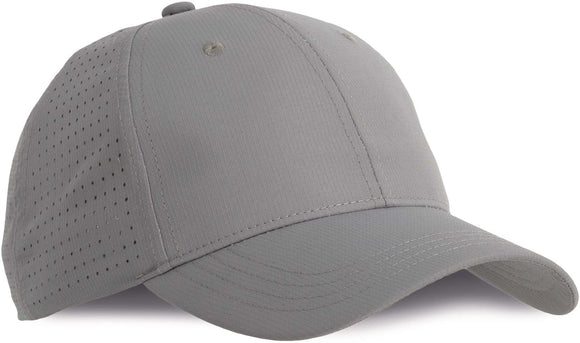 Casquette à panneaux perforée 6 panneaux - KP118 Casquette adulte : minimum 5 pièces K-up Gris 