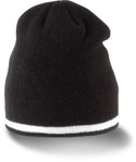 Bonnet personnalisé avec bande bicolore KP-523 bonnet junior K-up noir 