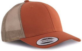 Casquette personnalisée trucker - KP912 casquette K-up terre battue/beige 