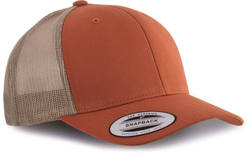 Casquette personnalisée trucker - KP912 casquette K-up terre battue/beige 