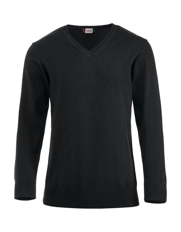 Pull Aston col V - 021174 pull homme Clique Noir S 