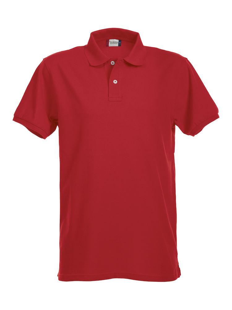 Polo golf coton premium - 028240 polo homme Clique XS Rouge 