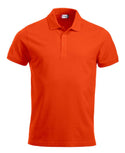 Polo coton lincoln en couleur - 028244 polo homme Clique Orange XS 