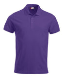 Polo coton lincoln en couleur - 028244 polo homme Clique Lila XS 