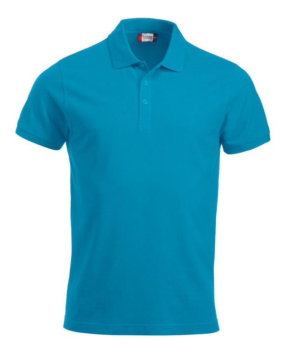 Polo coton lincoln en couleur - 028244 polo homme Clique Turquoise XS 