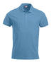 Polo coton lincoln en couleur - 028244 polo homme Clique Bleu pâle XS 
