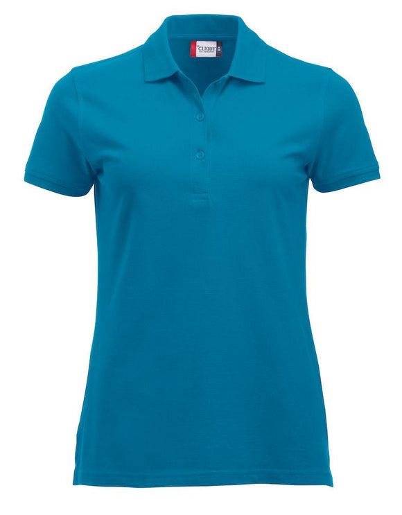 polo Marion en couleur - 028246 polo femme Clique Turquoise XS 
