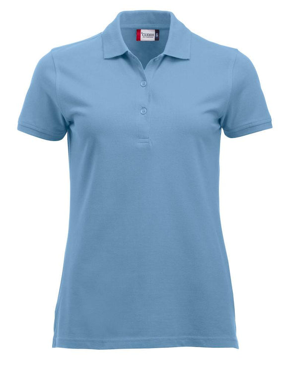 polo Marion en couleur - 028246 polo femme Clique Bleu pâle XS 