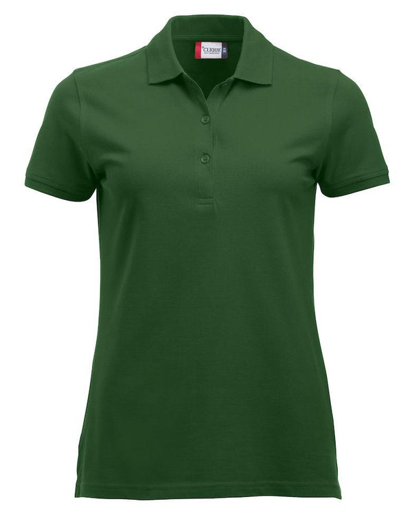 polo Marion en couleur - 028246 polo femme Clique Vert bouteille XS 