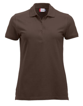 polo Marion - classic color 028246 polo femme Clique Marron XS 