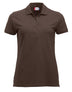 polo Marion - classic color 028246 polo femme Clique Marron XS 
