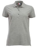 polo Marion - classic color 028246 polo femme Clique Gris cendré XS 