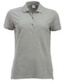 polo Marion - classic color 028246 polo femme Clique Gris cendré XS 