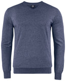Pull oakville col V - 355418 Pull homme:minimum 5 pièces Cutter & buck Melange bleu S 