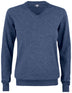 Pull oakville col V - 355419 Pull femme:minimum 5 pièces Cutter & buck Melange bleu XS 
