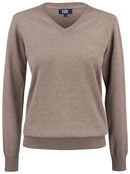 Pull oakville col V - 355419 Pull femme:minimum 5 pièces Cutter & buck Nougat XS 
