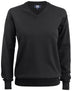 Pull oakville col V - 355419 Pull femme:minimum 5 pièces Cutter & buck Noir XS 